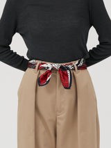 <シルクスカーフ65>ミックスドット3