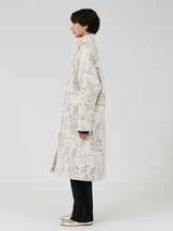 <キルティングスタンドロングシャツ>マウンテン