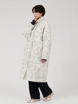 <キルティングスタンドロングシャツ>マウンテン