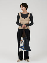 PRINT TOTE BAG L / CARRIAGE