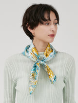 <シルクスカーフ65>オランジュリーガーデン