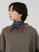 <シルクスカーフ65>ジオメドット