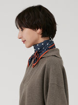 <シルクスカーフ65>ジオメドット