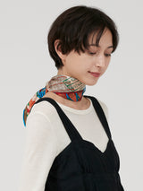 <シルクスカーフ65>タンブル