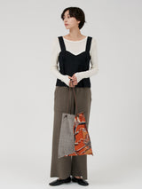 PRINT TOTE BAG L / COLLAGE JOCKEY