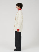 <キルティングWコクーンコート>アブストラクト