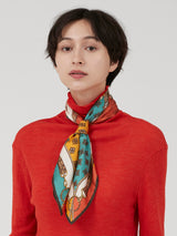 <シルクスカーフ65>クレストベルト