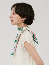 SILK SCARF 65 / FLORA