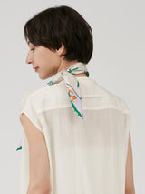 SILK SCARF 65 / FLORA