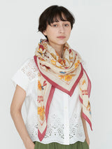 COTTON SILK STOLE 120 / SEASONAL FRUITS