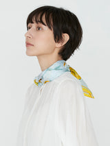 <シルクスカーフ65>コラージュオータムガーデン