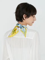 <シルクスカーフ65>コラージュオータムガーデン