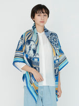 COTTON SILK STOLE 120 / BALLOON JOURNEY