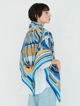 COTTON SILK STOLE 120 / BALLOON JOURNEY