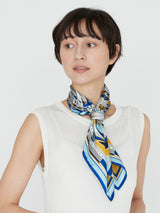 <シルクスカーフ65>バルーンジャーニー