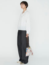 <リバーシブルプリントトートバッグS>コラージュジャングルフルーツ