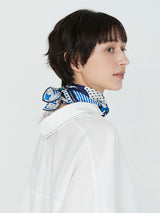 <シルクスカーフ65>デイジーバンダナ