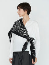 COTTON SILK STOLE 120 / BUBBLE