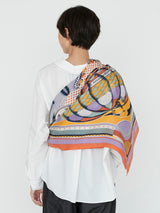 COTTON SILK STOLE 120 / BALLOON JOURNEY