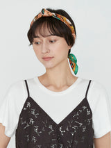 <シルクスカーフ65>コラージュトルクメン