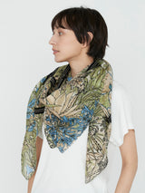 <コットンシルクストール120>サキュレントガーデン