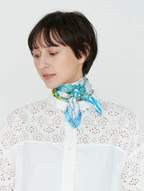 <シルクスカーフ65>コラージュオータムガーデン