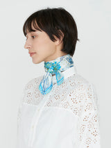 <シルクスカーフ65>コラージュオータムガーデン