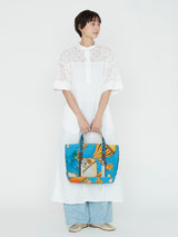 CANVAS TOTE BAG HORIZONTAL M / FLOWER BALLOON