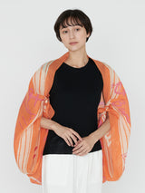 COTTON SILK STOLE 120 / INVERSION FISH