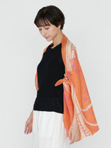 COTTON SILK STOLE 120 / INVERSION FISH