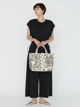 CANVAS TOTE BAG HORIZONTAL M / KAREIDO BANDANA