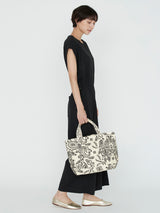 CANVAS TOTE BAG HORIZONTAL M / KAREIDO BANDANA