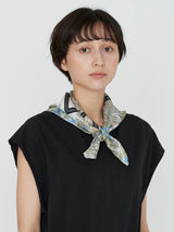 <シルクスカーフ65>サキュレントガーデン