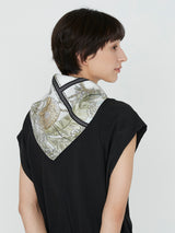 <シルクスカーフ65>サキュレントガーデン