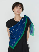 <コットンシルクストール120>ジオメドット