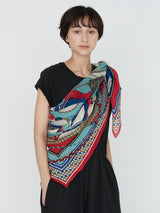 COTTON SILK STOLE 120 / TANGLE BELT