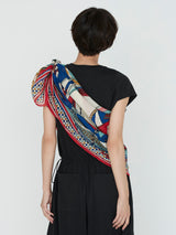 COTTON SILK STOLE 120 / TANGLE BELT