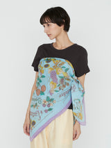 COTTON SILK STOLE 120 / SEASONAL FRUITS