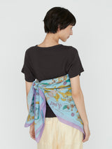 COTTON SILK STOLE 120 / SEASONAL FRUITS