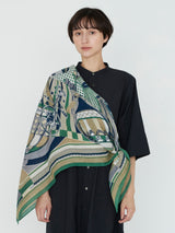 COTTON SILK STOLE 120 / BALLOON JOURNEY