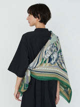 COTTON SILK STOLE 120 / BALLOON JOURNEY