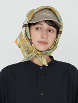 <シルクスカーフ65>サキュレントガーデン