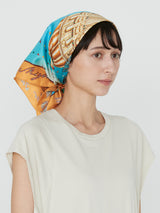 <シルクスカーフ65>フリーダ