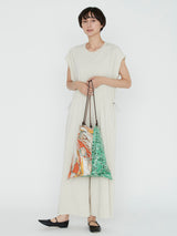 <リバーシブルプリントトートバッグL>タングルベルト