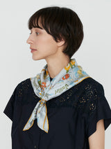 <シルクスカーフ65>シーズナルフルーツ