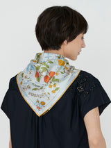 <シルクスカーフ65>シーズナルフルーツ