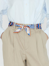 SILK SCARF 65 / DAISY BANDANA