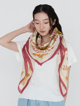 LINEN STOLE 120 / SEASONAL FRUITS