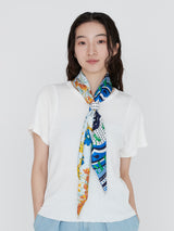 DIAMOND SCARF / COLLAGEN JUNGLE GARDEN