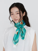 SILK SCARF 88 / COLLAGE BLOOM